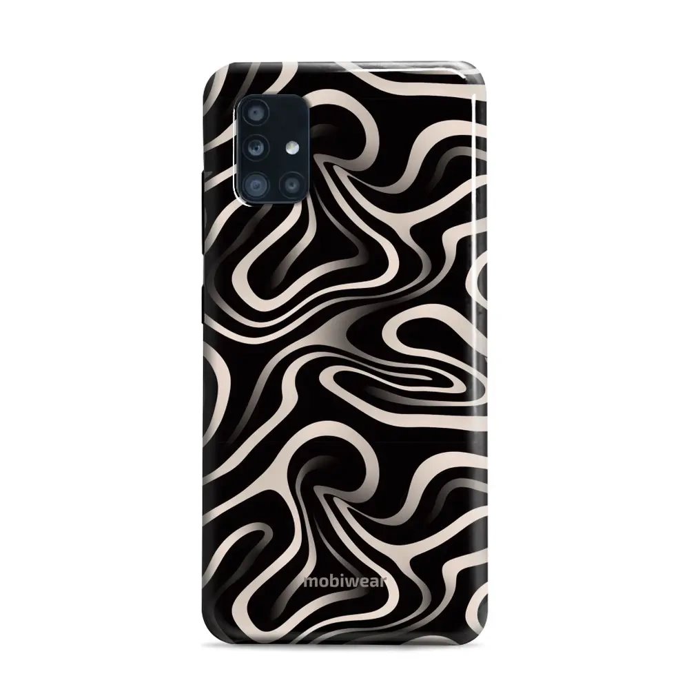 Odolný obal Mobiwear Elite Pro - Samsung Galaxy A51 - EA68E Vlnky a linky
