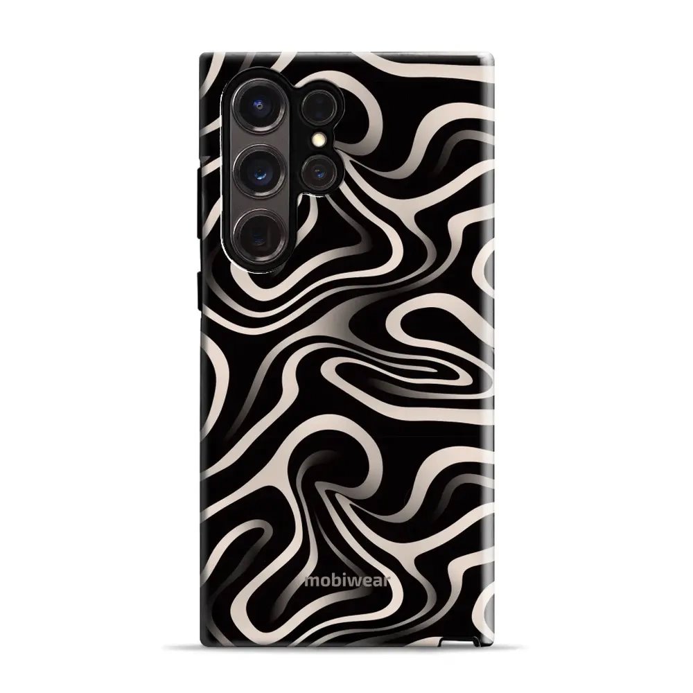 Odolný obal Mobiwear Elite Pro - Samsung Galaxy S23 Ultra - EA68E Vlnky a linky