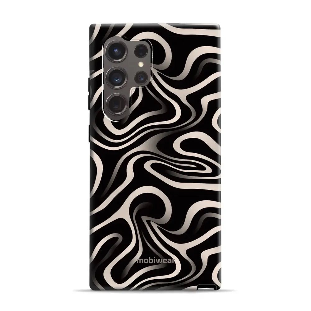 Odolný obal Mobiwear Elite Pro - Samsung Galaxy S24 Ultra - EA68E Vlnky a linky