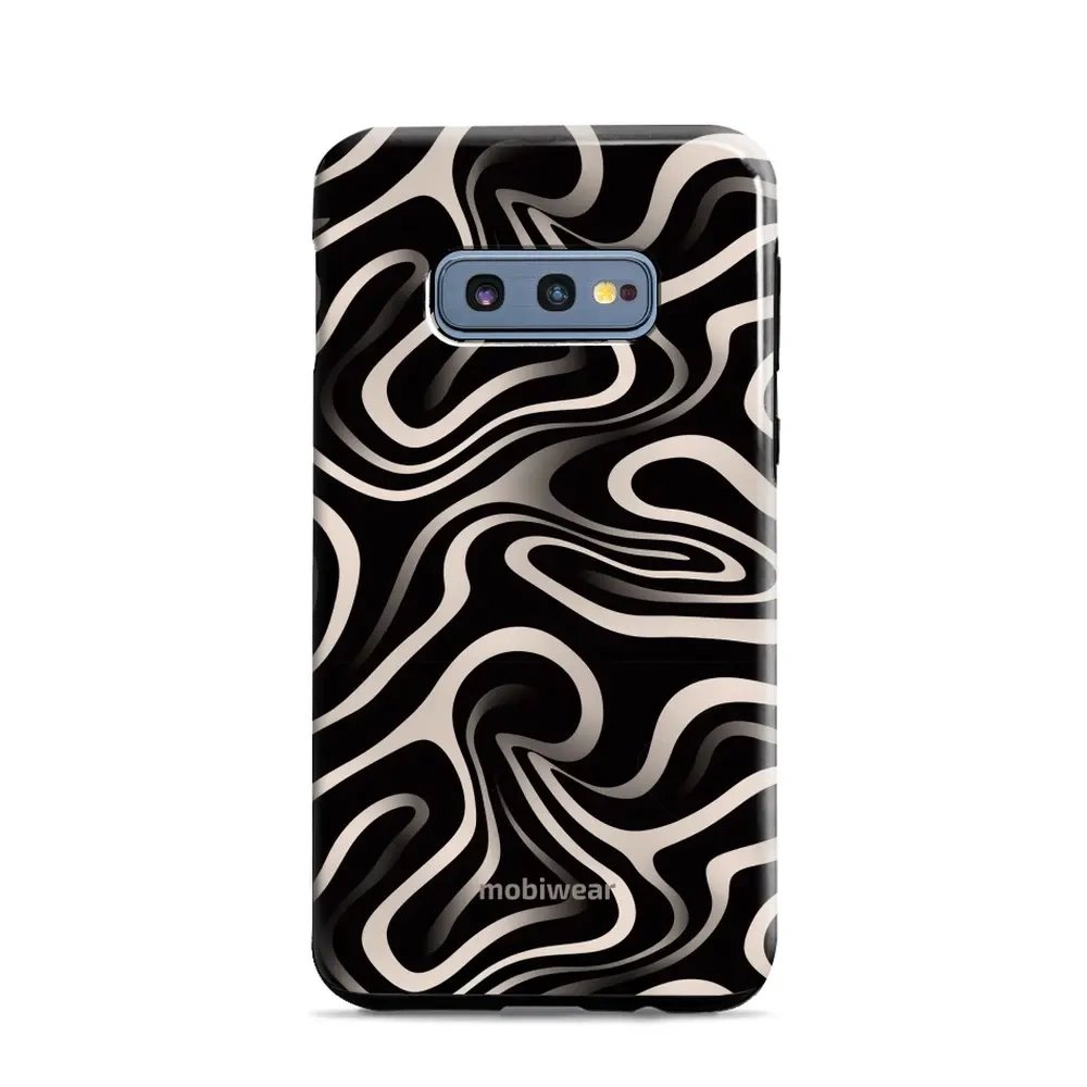 Odolný obal Mobiwear Elite Pro - Samsung Galaxy S10e - EA68E Vlnky a linky