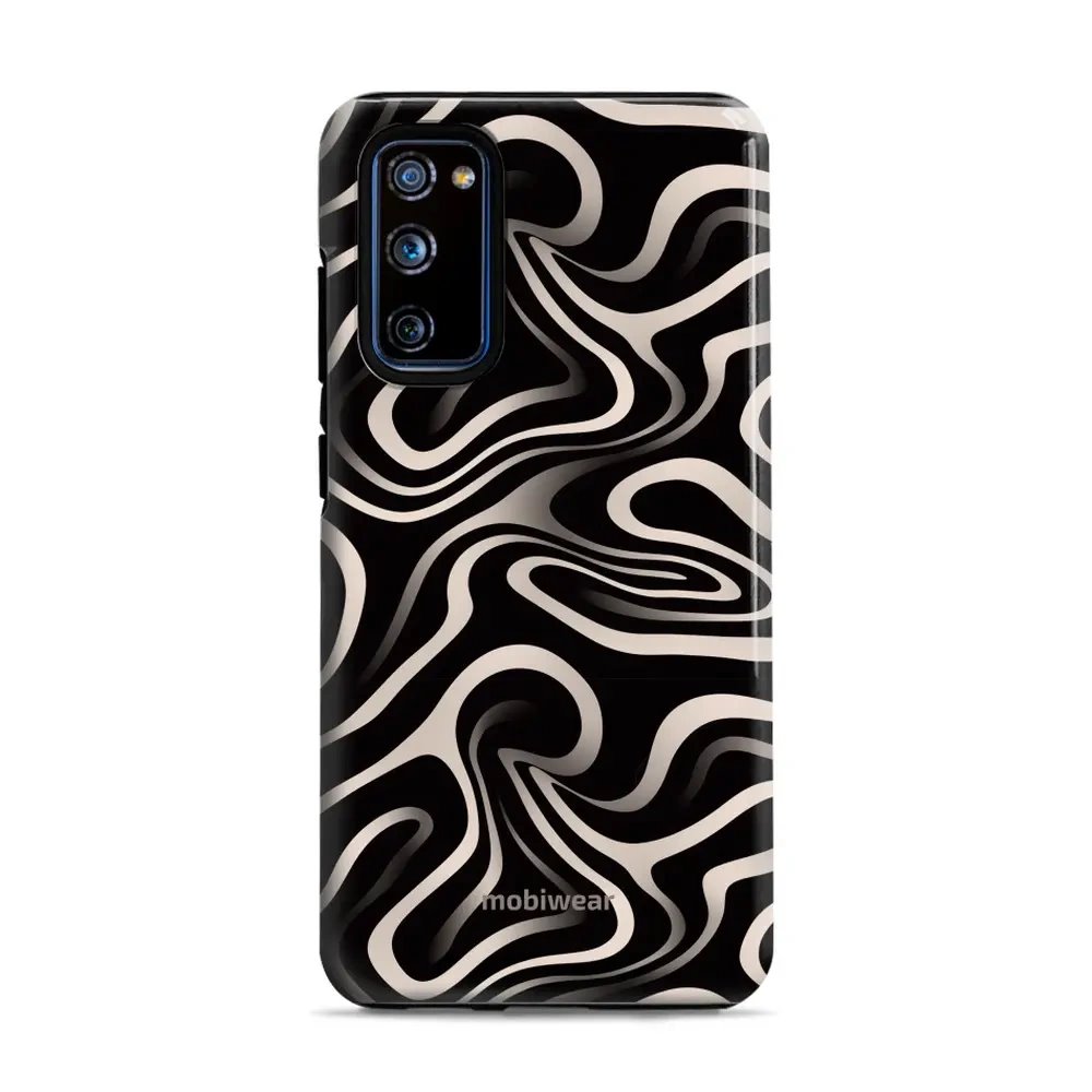 Odolný obal Mobiwear Elite Pro - Samsung Galaxy S20 FE - EA68E Vlnky a linky
