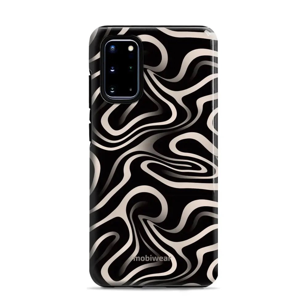 Odolný obal Mobiwear Elite Pro - Samsung Galaxy S20 Plus - EA68E Vlnky a linky