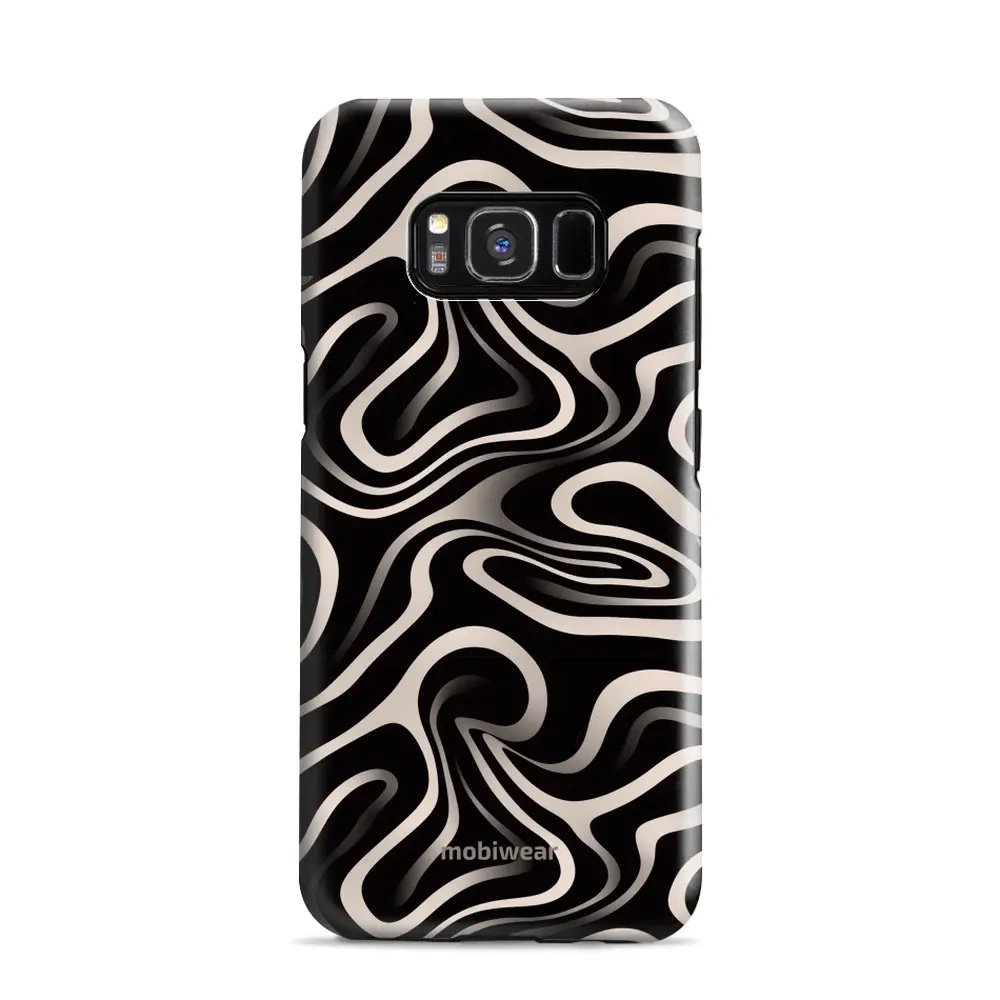 Odolný obal Mobiwear Elite Pro - Samsung Galaxy S8 - EA68E Vlnky a linky