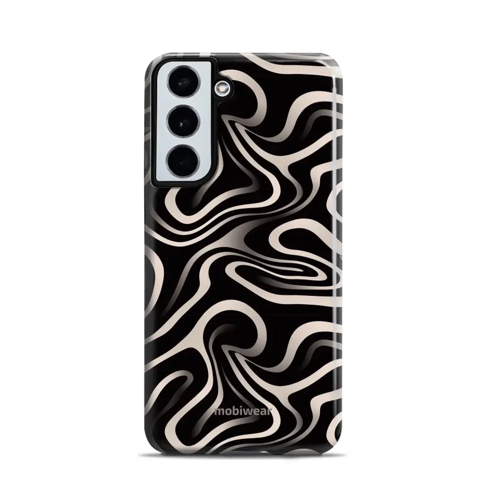 Odolný obal Mobiwear Elite Pro - Samsung Galaxy S22 - EA68E Vlnky a linky