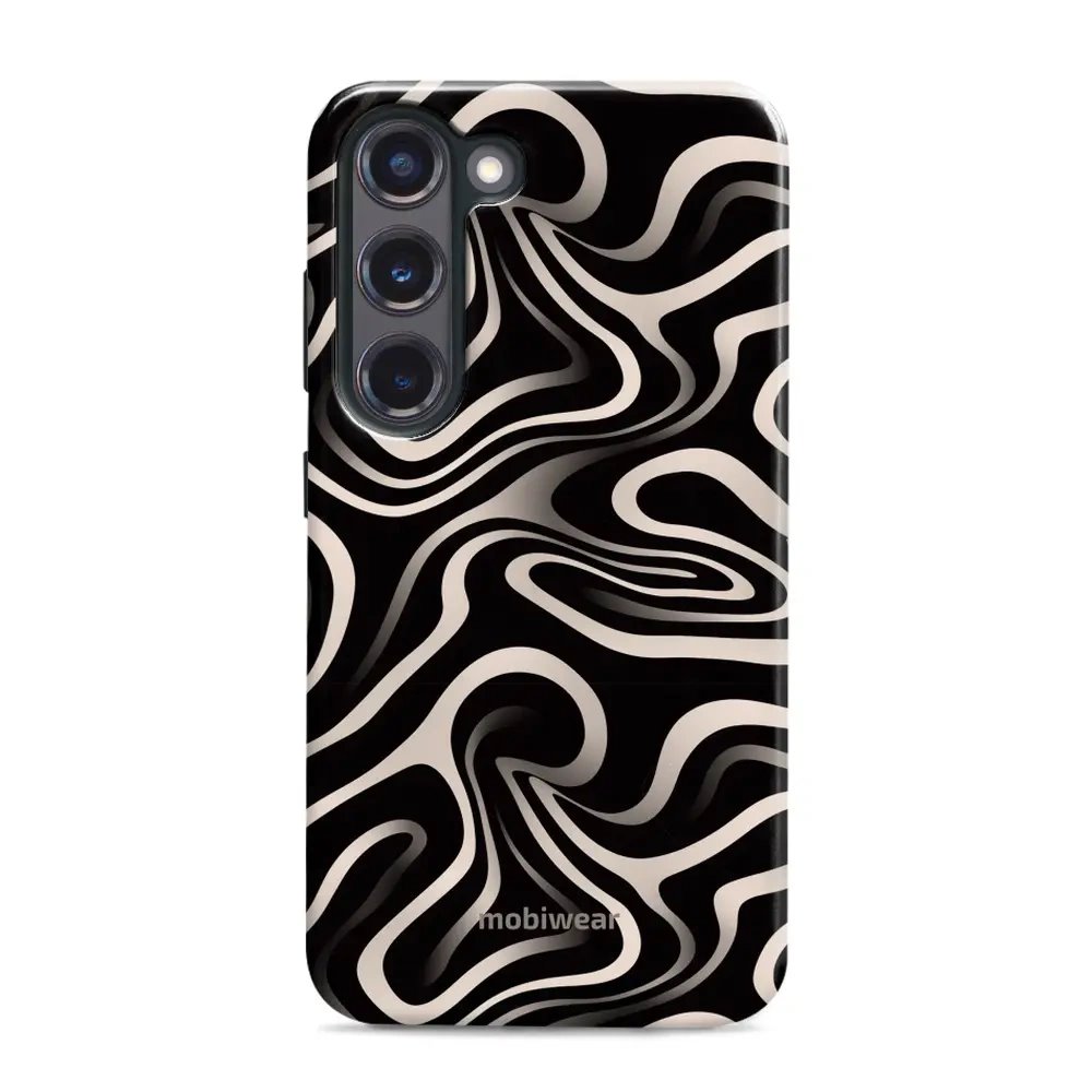 Odolný obal Mobiwear Elite Pro - Samsung Galaxy S23 Plus - EA68E Vlnky a linky