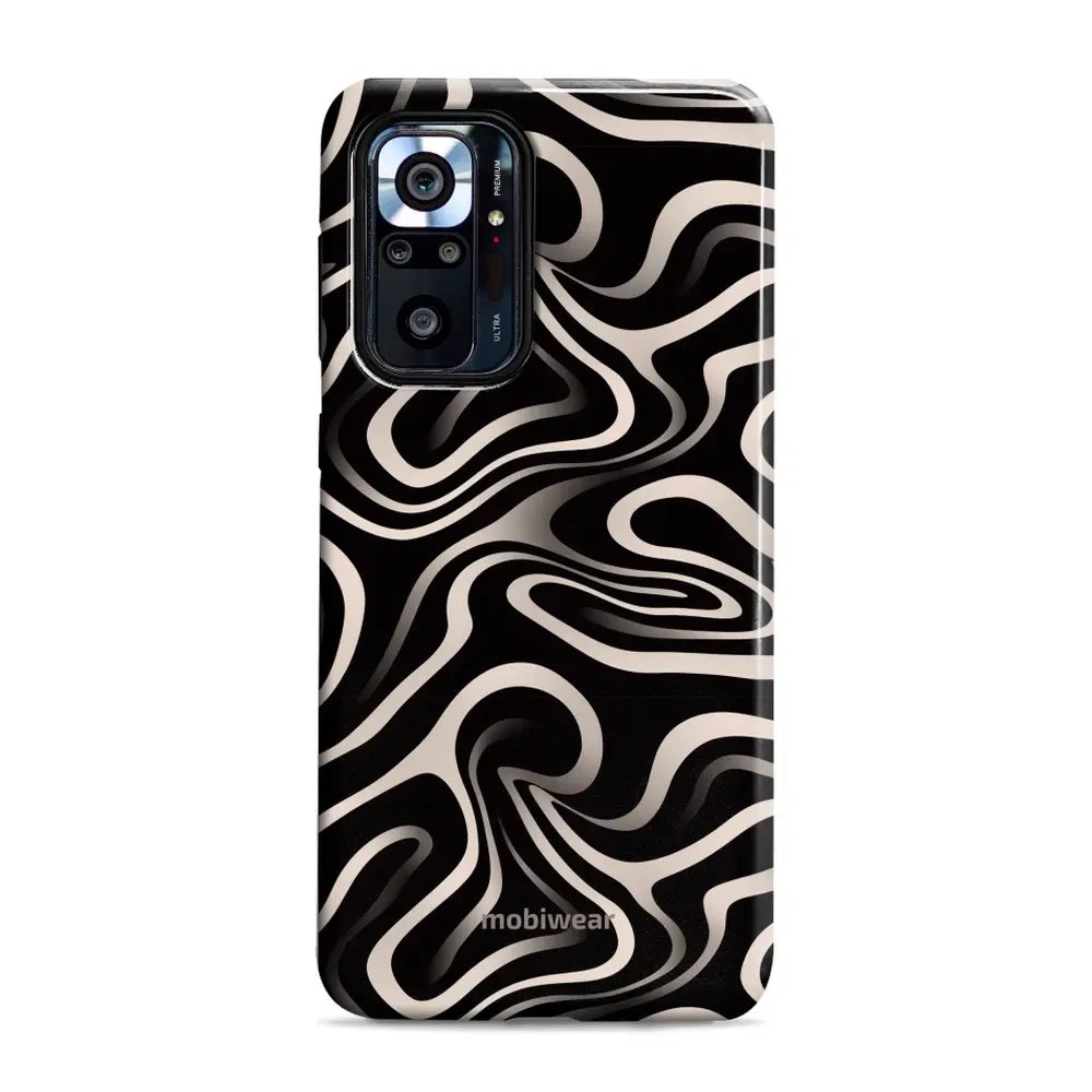 Odolný obal Mobiwear Elite Pro - Xiaomi Redmi Note 10 Pro - EA68E Vlnky a linky