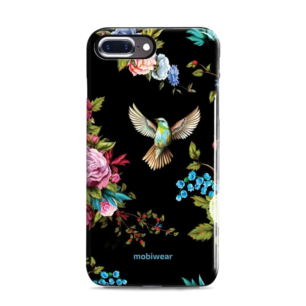 Odolný obal Mobiwear Elite Pro - Apple iPhone 7 Plus / 8 Plus - ED09E Ptáček a květy