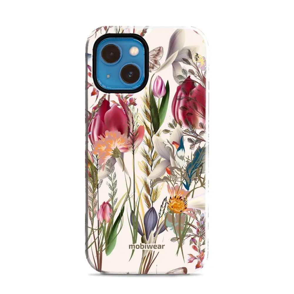 Odolný obal Mobiwear Elite Pro - Apple iPhone 13 MINI - EP01E Rozkvetlá louka