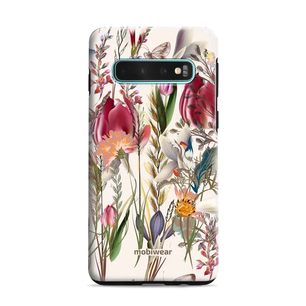 Odolný obal Mobiwear Elite Pro - Samsung Galaxy S10 Plus - EP01E Rozkvetlá louka