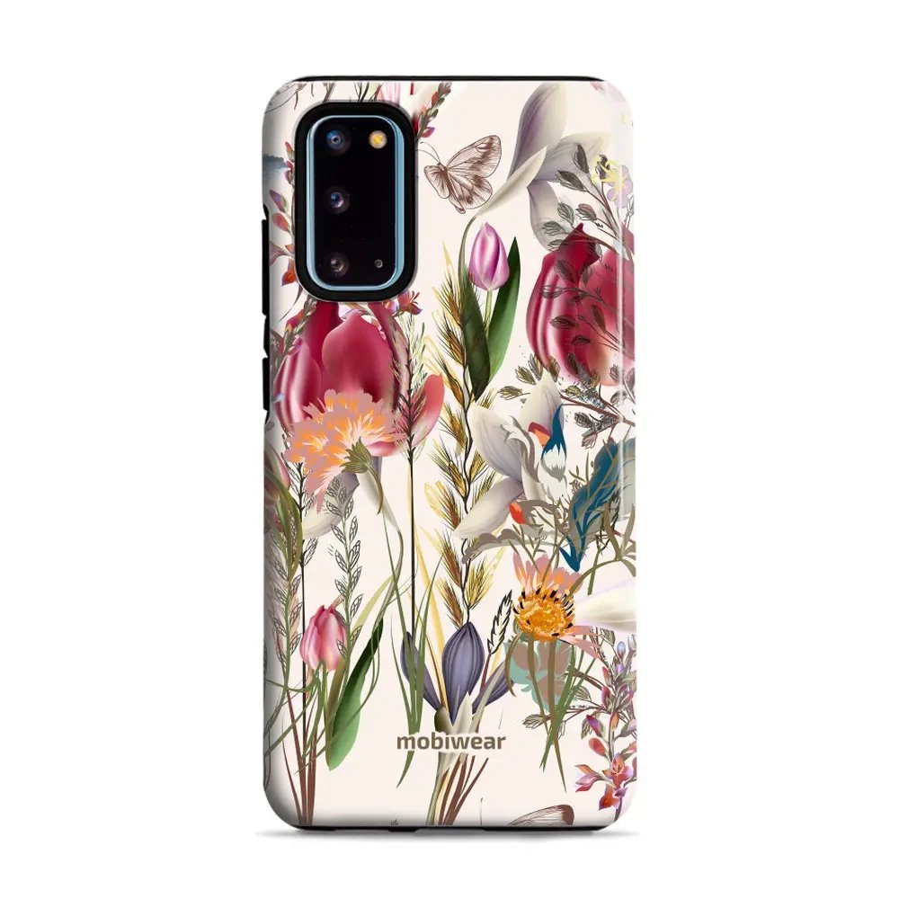 Odolný obal Mobiwear Elite Pro - Samsung Galaxy S20 - EP01E Rozkvetlá louka