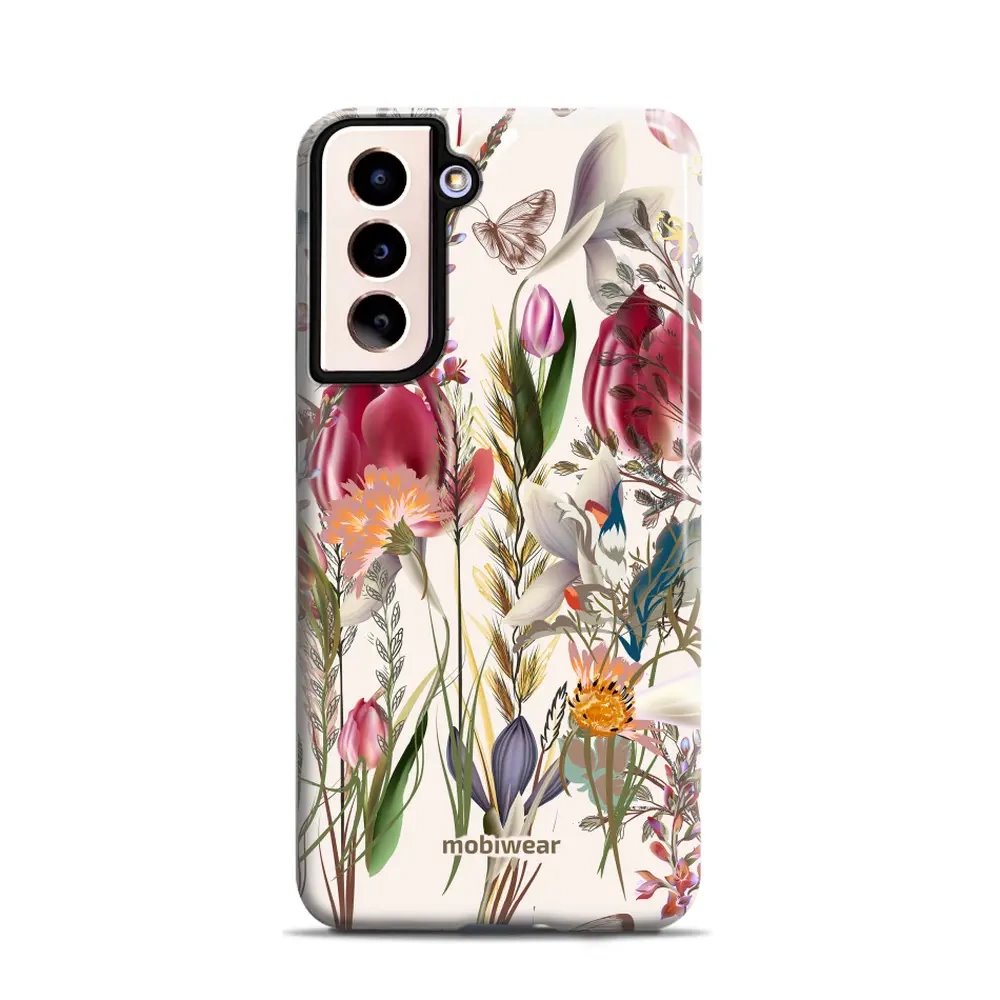 Odolný obal Mobiwear Elite Pro - Samsung Galaxy S21 - EP01E Rozkvetlá louka