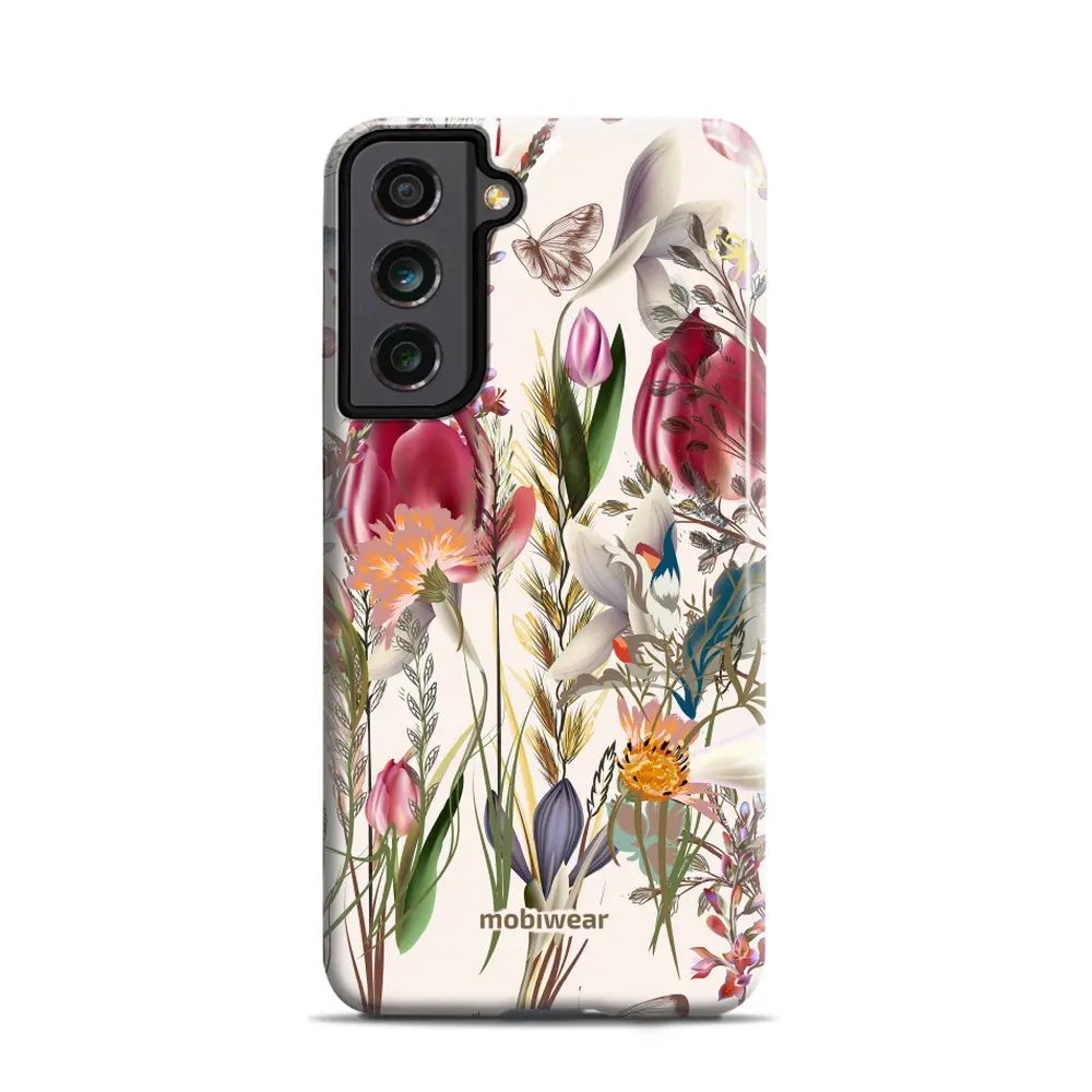 Odolný obal Mobiwear Elite Pro - Samsung Galaxy S21 FE - EP01E Rozkvetlá louka