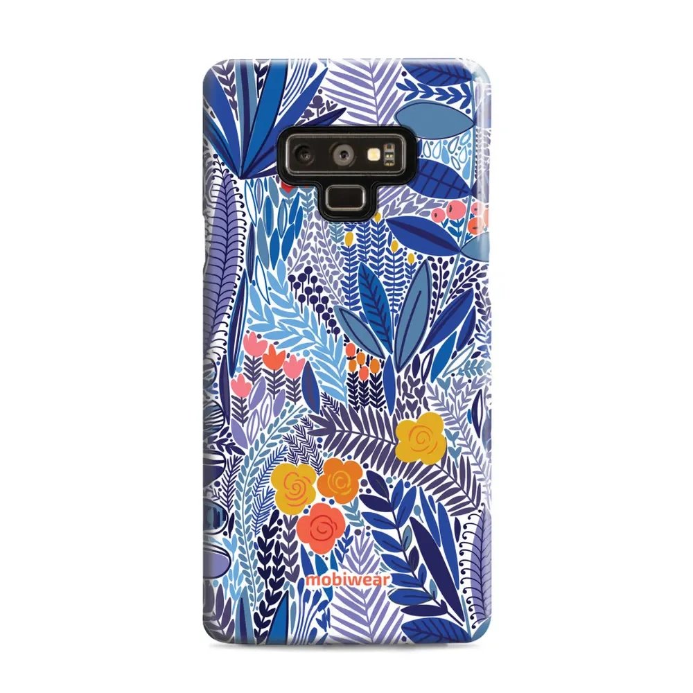 Odolný obal Mobiwear Elite Pro - Samsung Galaxy Note 9 - EP03E Modrá květena