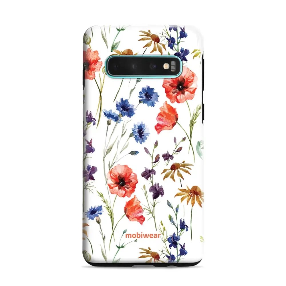 Odolný obal Mobiwear Elite Pro - Samsung Galaxy S10 Plus - EP04E Luční kvítí