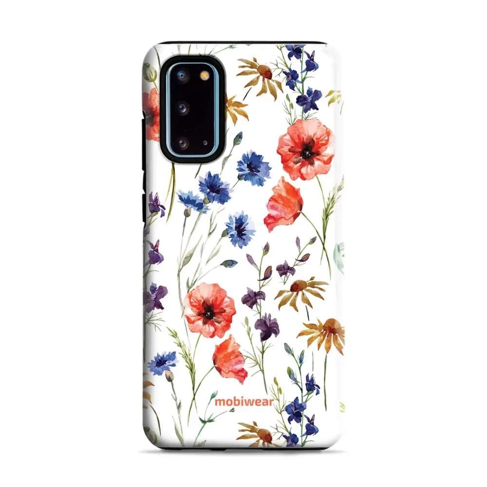 Odolný obal Mobiwear Elite Pro - Samsung Galaxy S20 - EP04E Luční kvítí