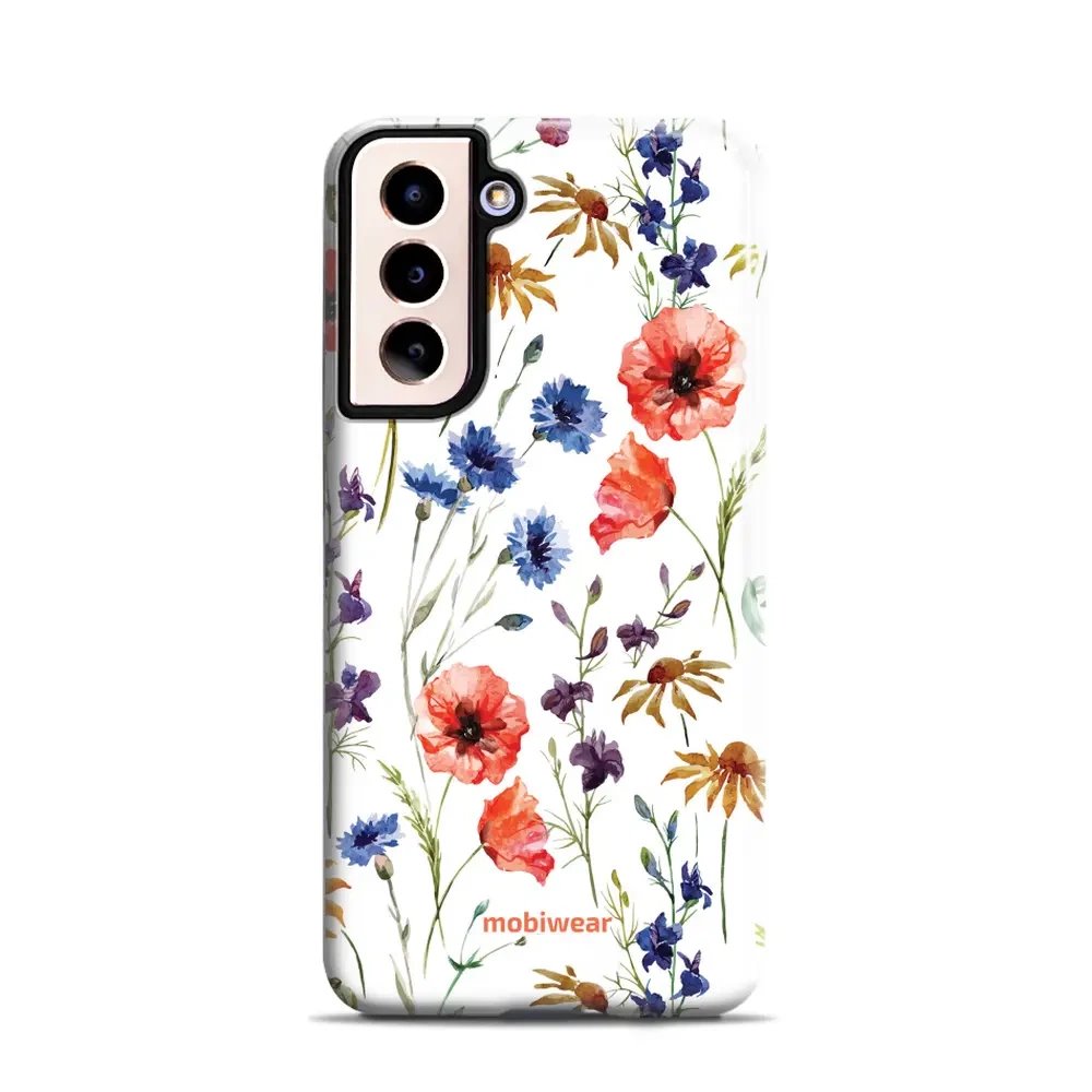 Odolný obal Mobiwear Elite Pro - Samsung Galaxy S21 - EP04E Luční kvítí