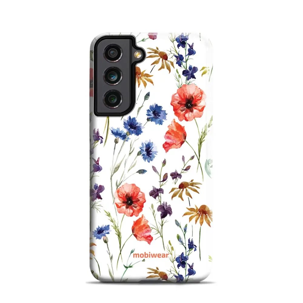 Odolný obal Mobiwear Elite Pro - Samsung Galaxy S21 FE - EP04E Luční kvítí