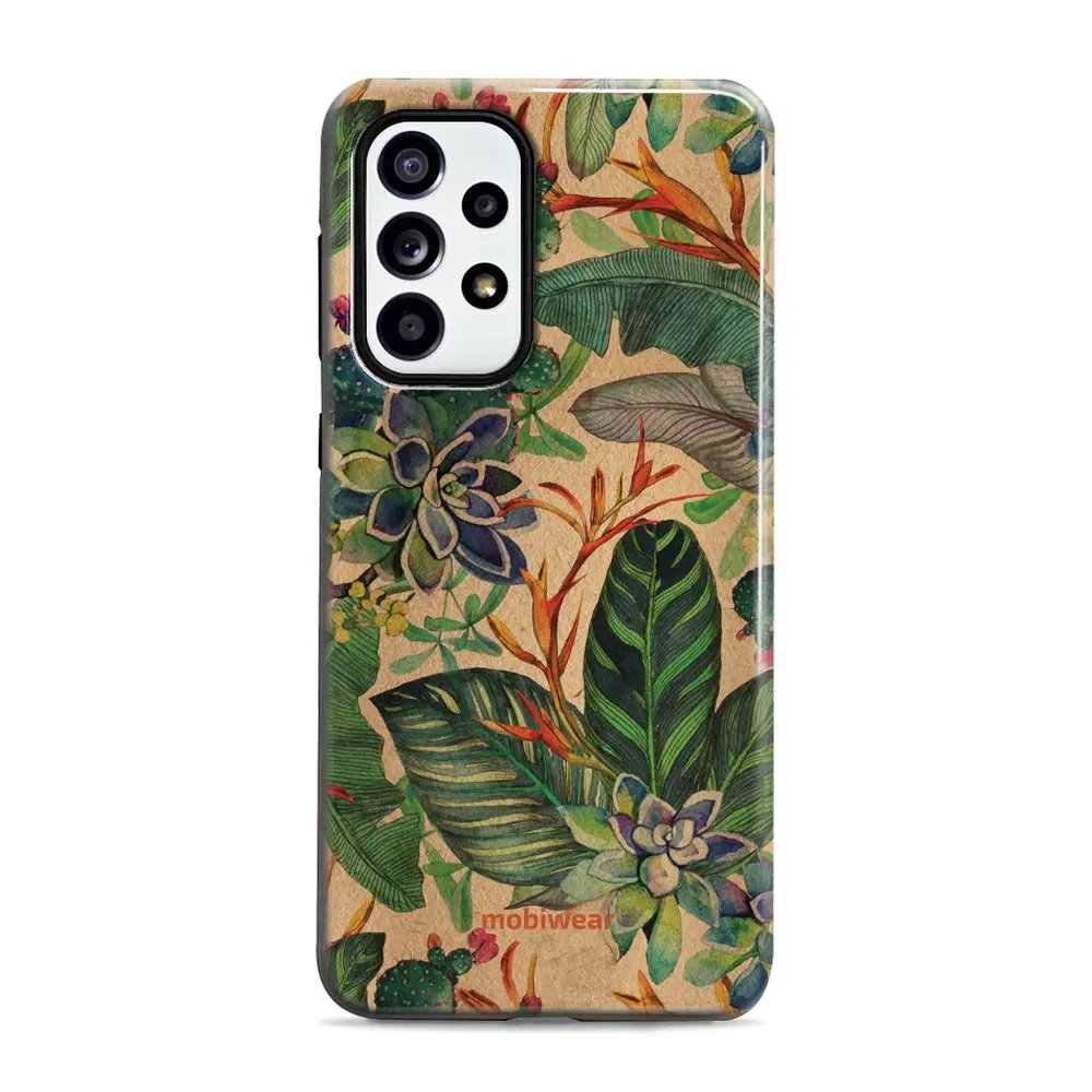 Odolný obal Mobiwear Elite Pro - Samsung Galaxy A52 / A52 5G / A52s - EP05E Sukulenty