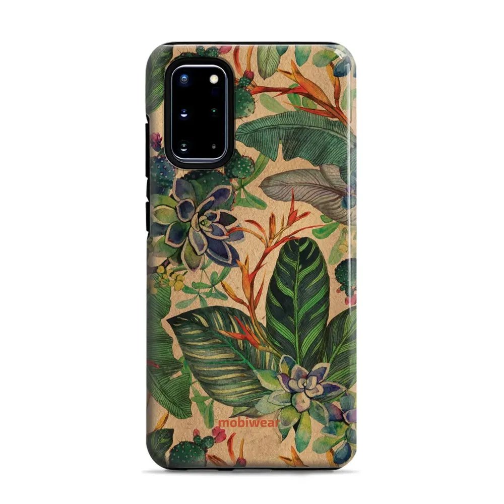 Odolný obal Mobiwear Elite Pro - Samsung Galaxy S20 Plus - EP05E Sukulenty