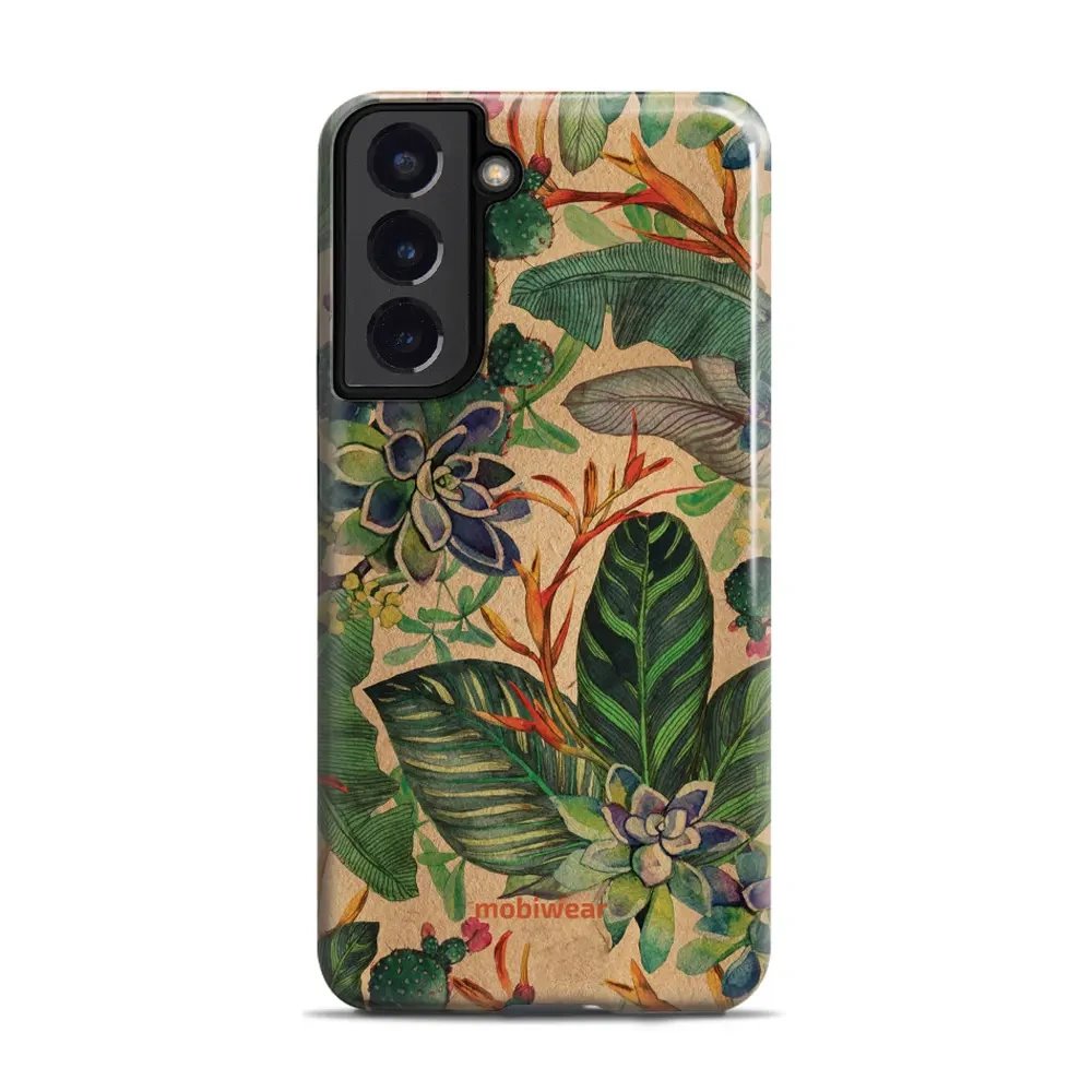 Odolný obal Mobiwear Elite Pro - Samsung Galaxy S22 Plus - EP05E Sukulenty