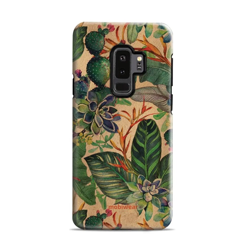 Odolný obal Mobiwear Elite Pro - Samsung Galaxy S9 Plus - EP05E Sukulenty