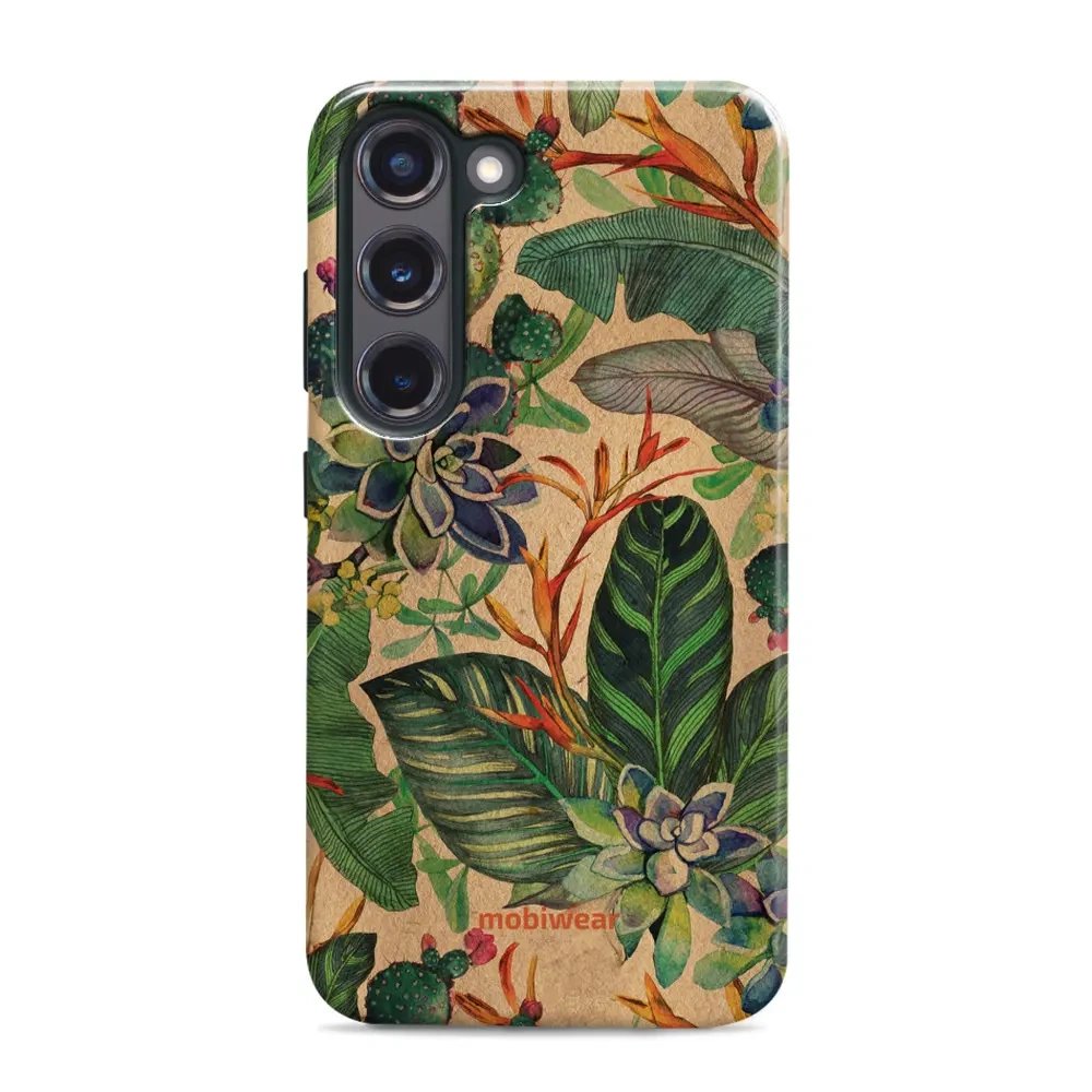 Odolný obal Mobiwear Elite Pro - Samsung Galaxy S23 Plus - EP05E Sukulenty