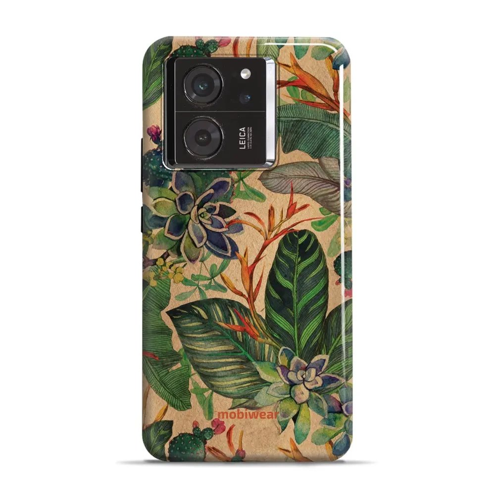 Odolný obal Mobiwear Elite Pro - Xiaomi 13T / 13T Pro - EP05E Sukulenty