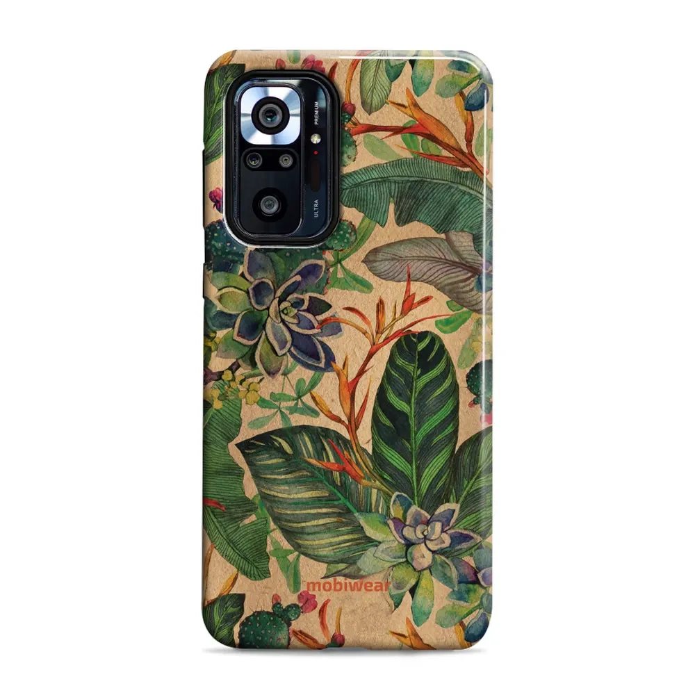 Odolný obal Mobiwear Elite Pro - Xiaomi Redmi Note 10 Pro - EP05E Sukulenty