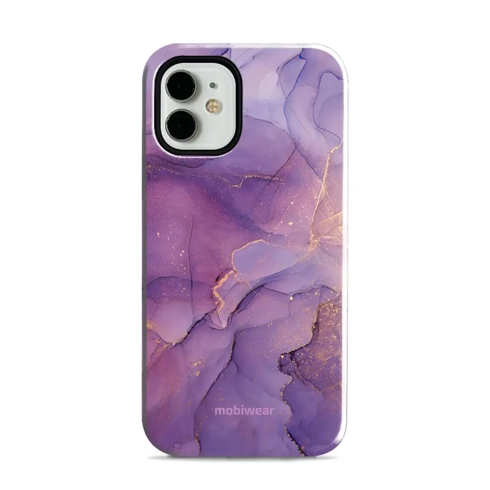 Odolný obal Mobiwear Elite Pro - Apple iPhone 12 Mini - EP20E Fialový mramor