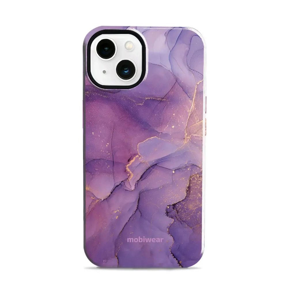 Odolný obal Mobiwear Elite Pro - Apple iPhone 13 - EP20E Fialový mramor