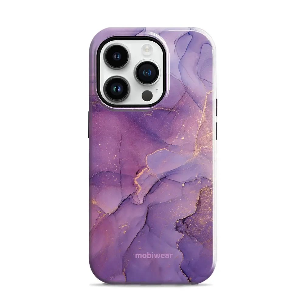 Odolný obal Mobiwear Elite Pro - Apple iPhone 14 Pro - EP20E Fialový mramor