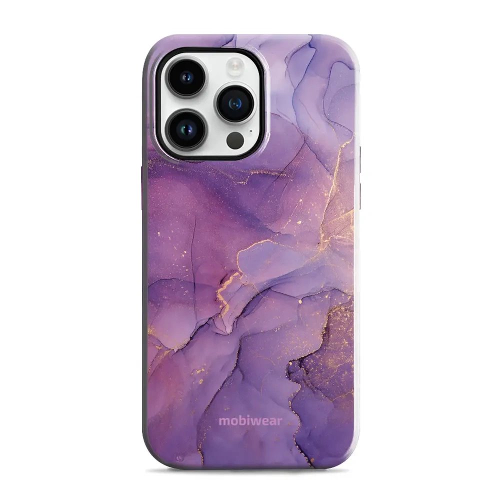 Odolný obal Mobiwear Elite Pro - Apple iPhone 14 Pro Max - EP20E Fialový mramor