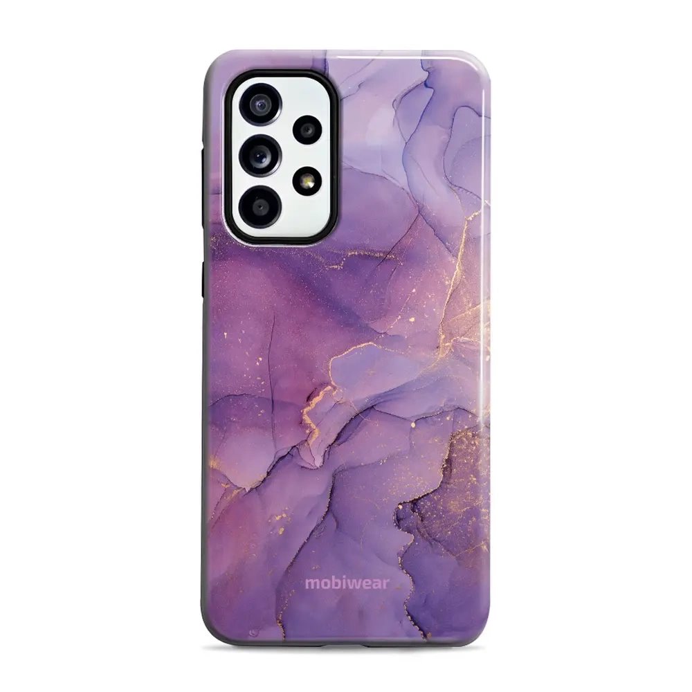 Odolný obal Mobiwear Elite Pro - Samsung Galaxy A52 / A52 5G / A52s - EP20E Fialový mramor