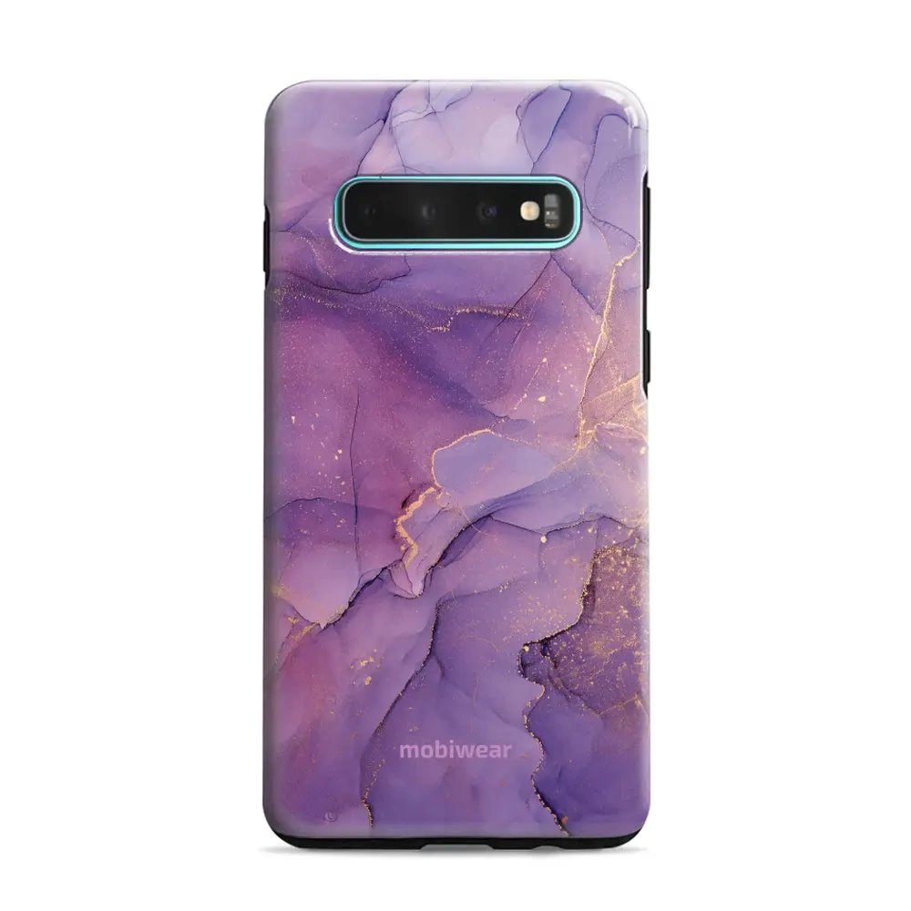 Odolný obal Mobiwear Elite Pro - Samsung Galaxy S10 Plus - EP20E Fialový mramor