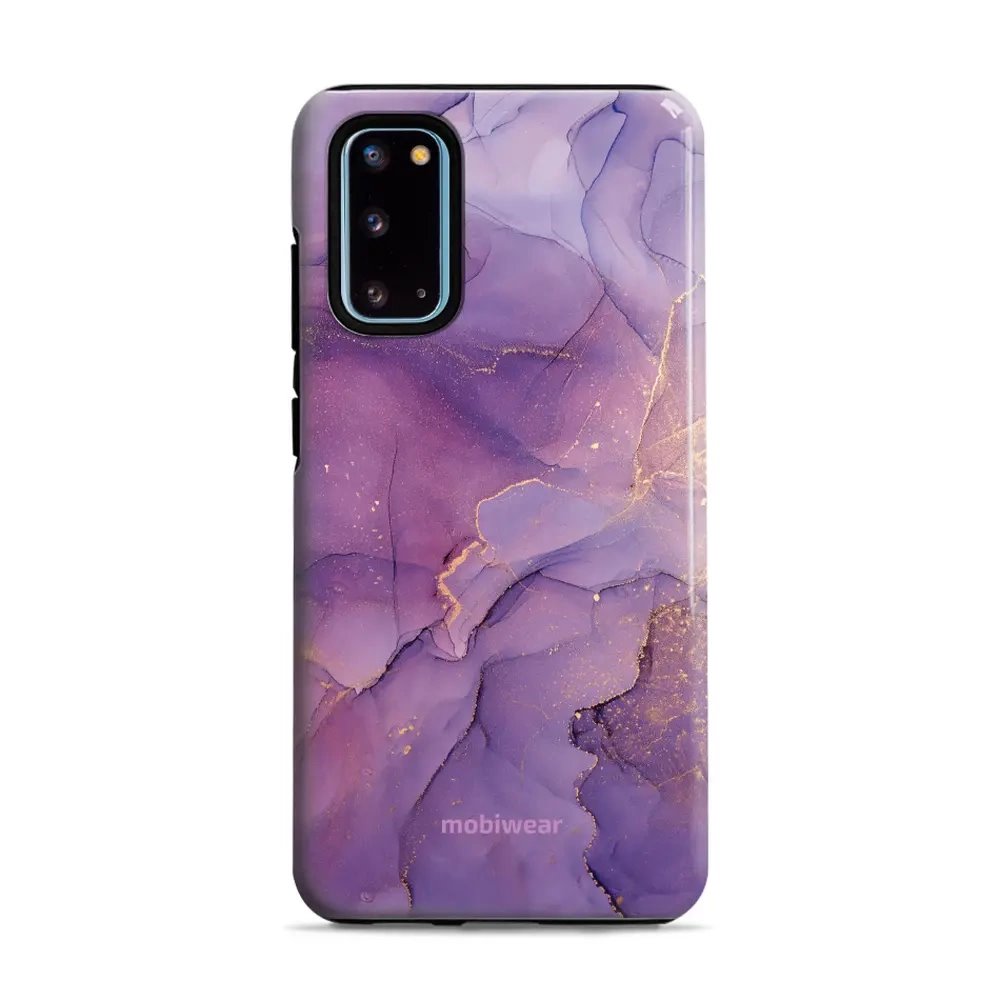 Odolný obal Mobiwear Elite Pro - Samsung Galaxy S20 - EP20E Fialový mramor