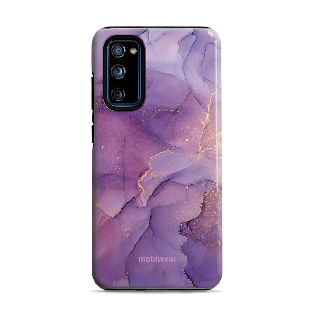 Odolný obal Mobiwear Elite Pro - Samsung Galaxy S20 FE - EP20E Fialový mramor