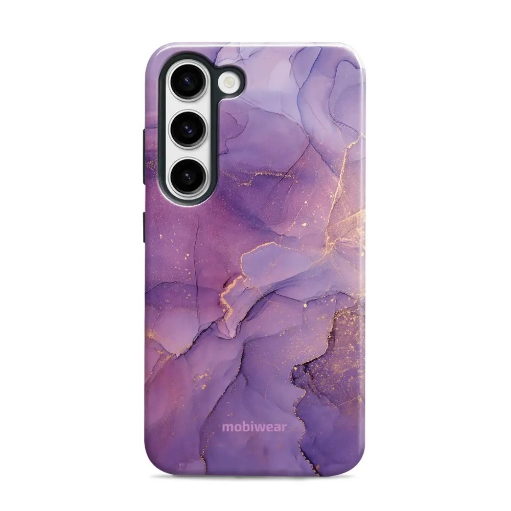 Odolný obal Mobiwear Elite Pro - Samsung Galaxy S23 - EP20E Fialový mramor