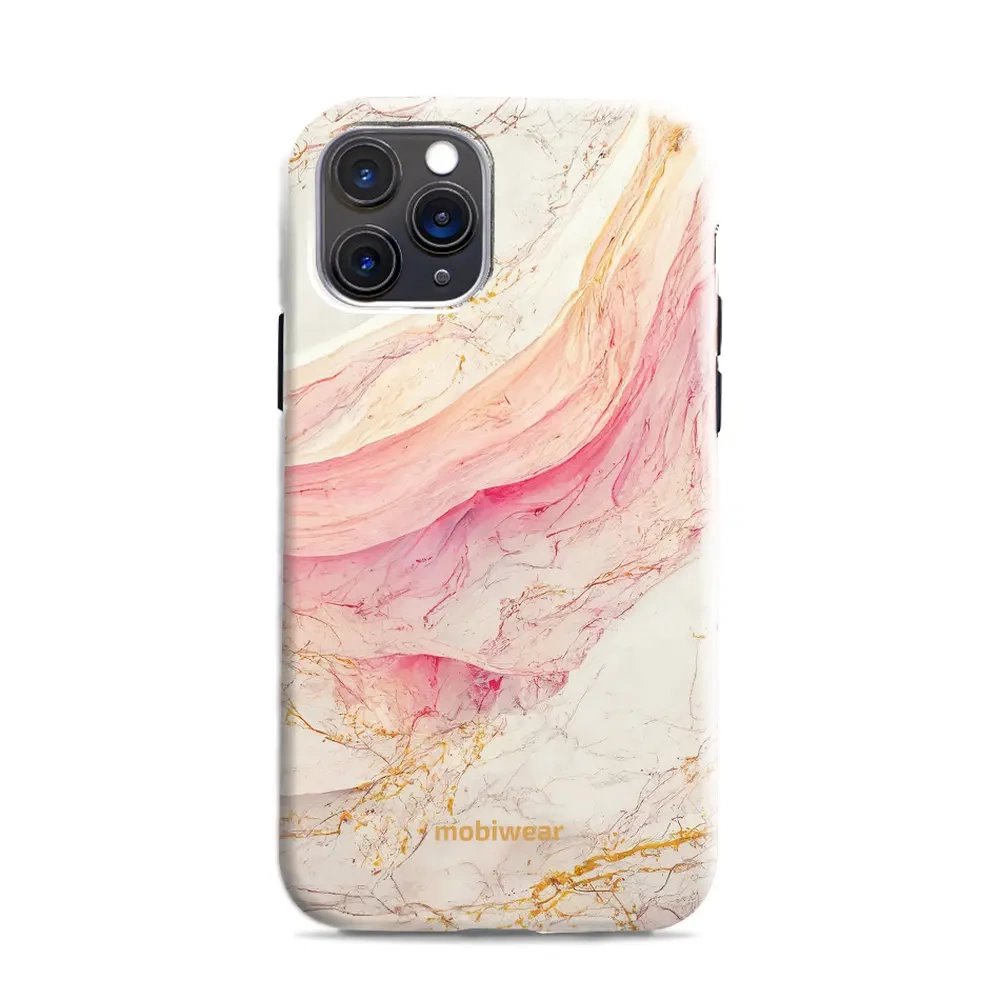 Odolný obal Mobiwear Elite Pro - Apple iPhone 11 Pro - EP32E Růžový a zlatavý mramor