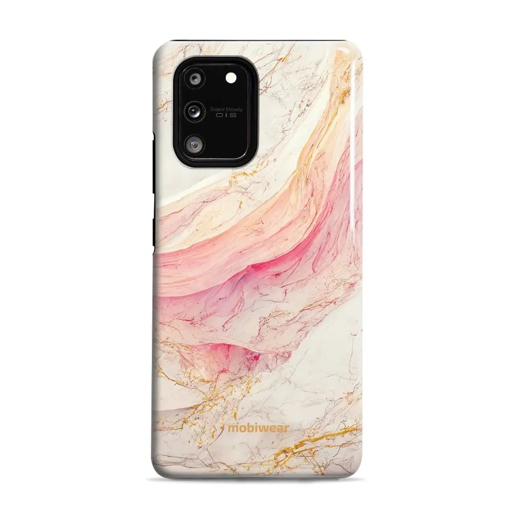 Odolný obal Mobiwear Elite Pro - Samsung Galaxy S10 Lite - EP32E Růžový a zlatavý mramor