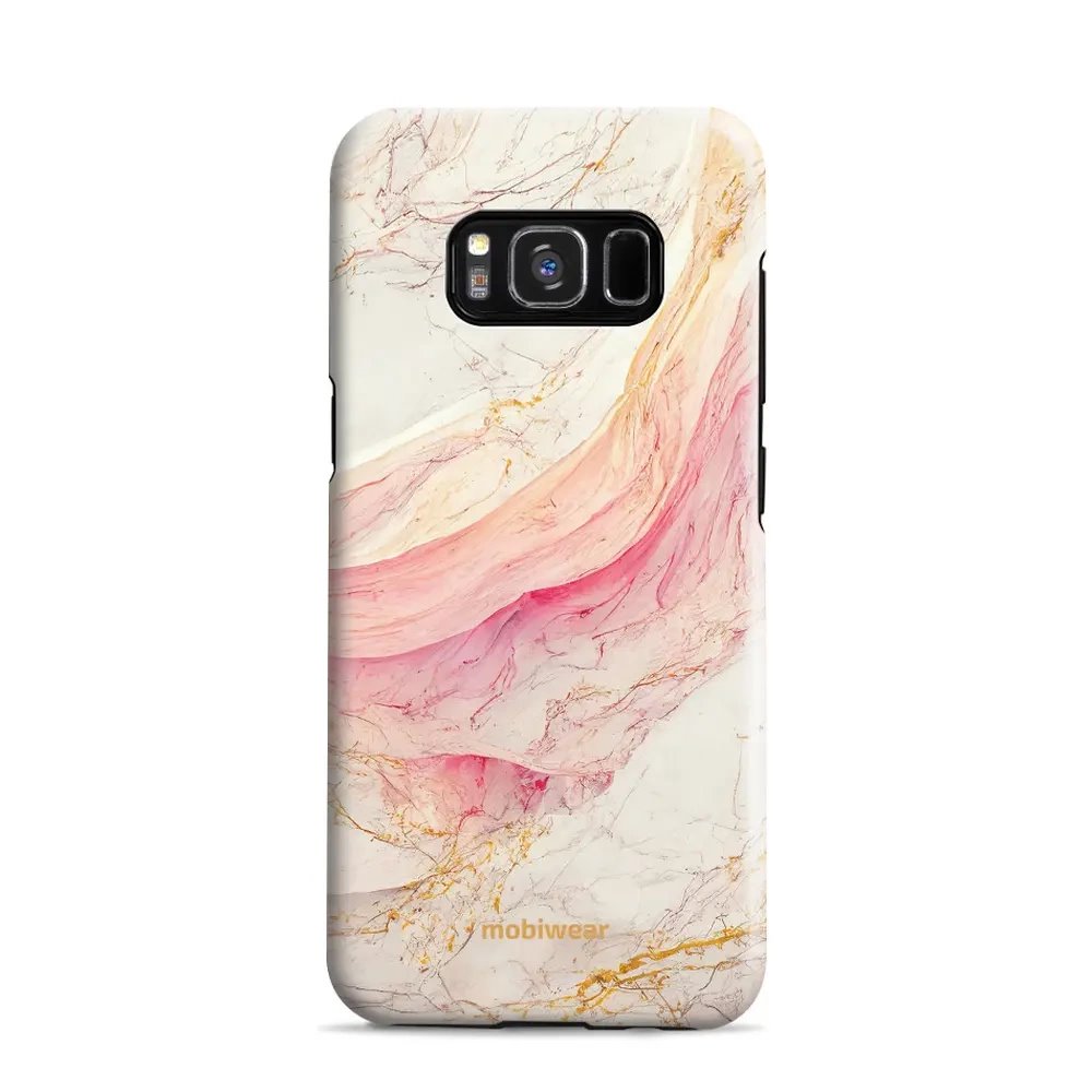 Odolný obal Mobiwear Elite Pro - Samsung Galaxy S8 - EP32E Růžový a zlatavý mramor