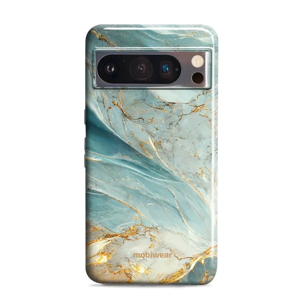 Odolný obal Mobiwear Elite Pro - Google Pixel 8 Pro - EP34E Zelenkavý a zlatavý mramor