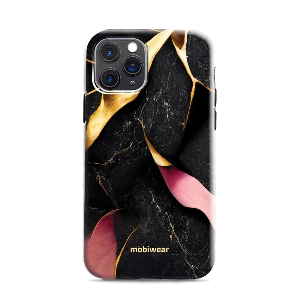 Odolný obal Mobiwear Elite Pro - Apple iPhone 11 Pro - EP35E Černý a zlatavý mramor