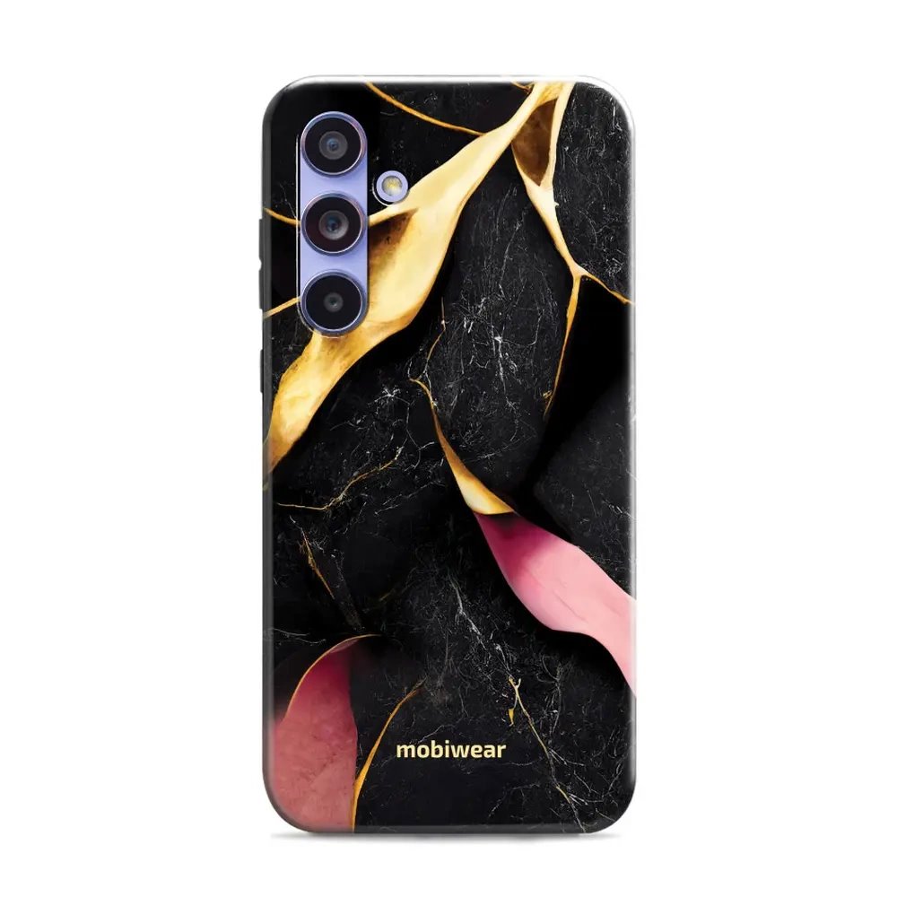 Odolný obal Mobiwear Elite Pro - Samsung Galaxy A54 5G - EP35E Černý a zlatavý mramor