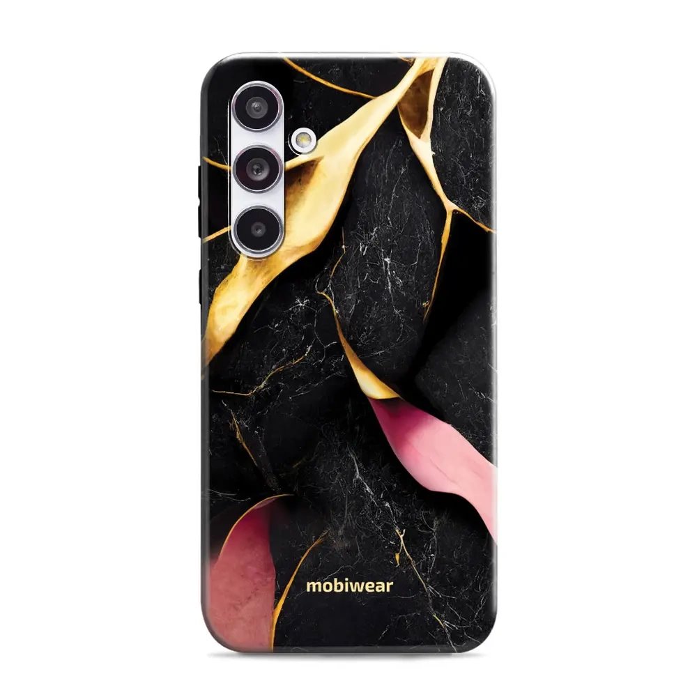 Odolný obal Mobiwear Elite Pro - Samsung Galaxy A55 5G - EP35E Černý a zlatavý mramor
