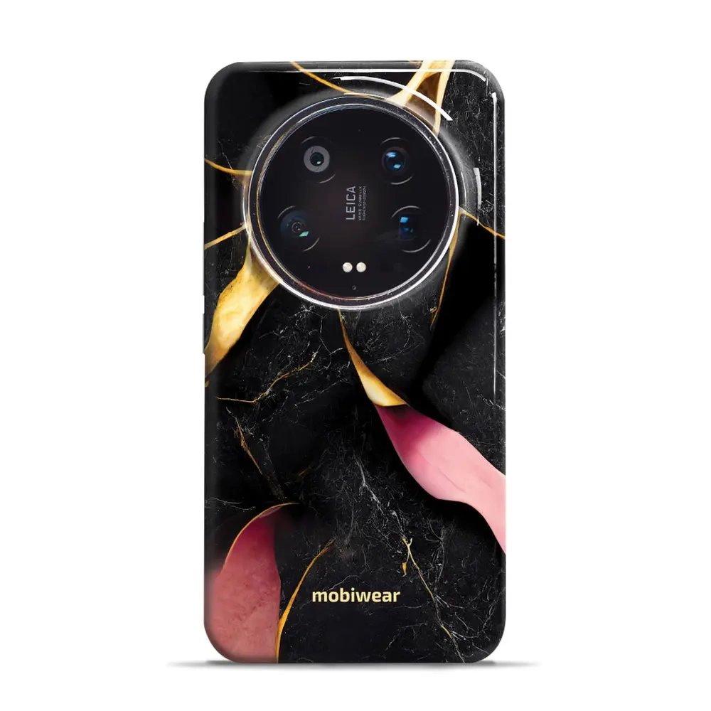 Odolný obal Mobiwear Elite Pro - Xiaomi 14 Ultra 5G - EP35E Černý a zlatavý mramor