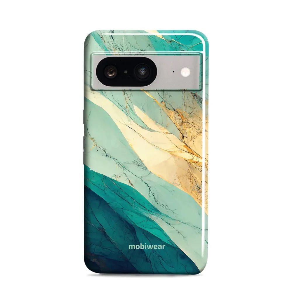 Odolný obal Mobiwear Elite Pro - Google Pixel 8 - EP37E Zlatavý a zelenkavý mramor