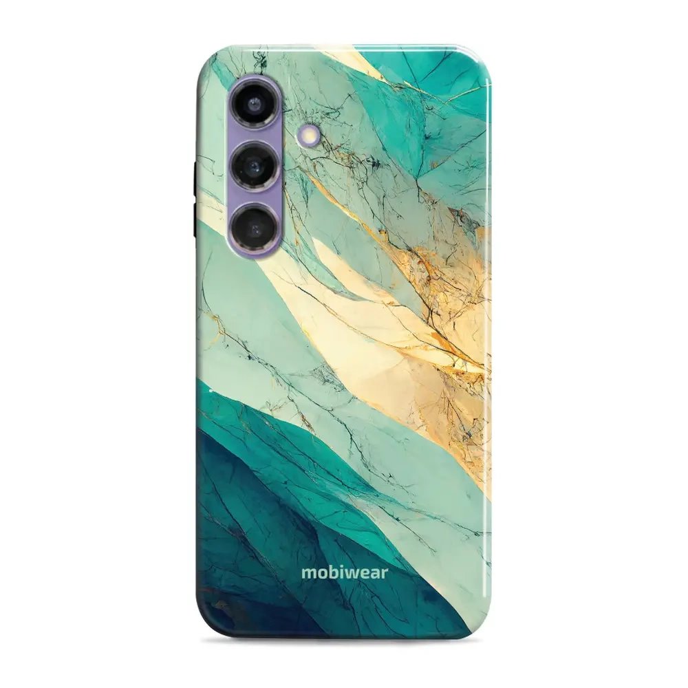 Odolný obal Mobiwear Elite Pro - Samsung Galaxy S24 Plus - EP37E Zlatavý a zelenkavý mramor