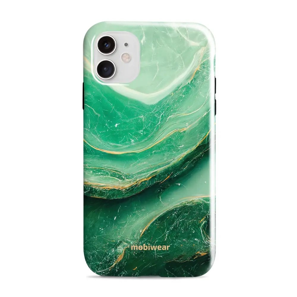 Odolný obal Mobiwear Elite Pro - Apple iPhone 11 - EP38E Zelený mramor