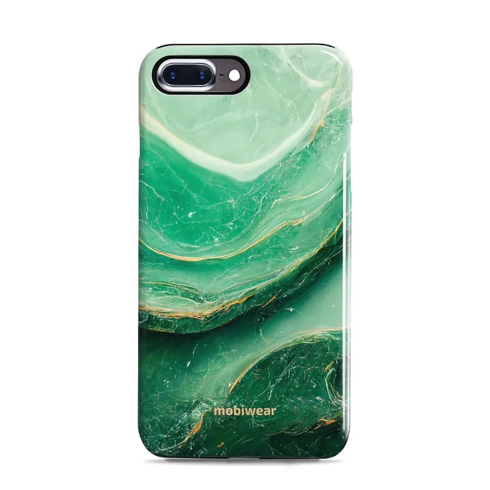 Odolný obal Mobiwear Elite Pro - Apple iPhone 7 Plus / 8 Plus - EP38E Zelený mramor