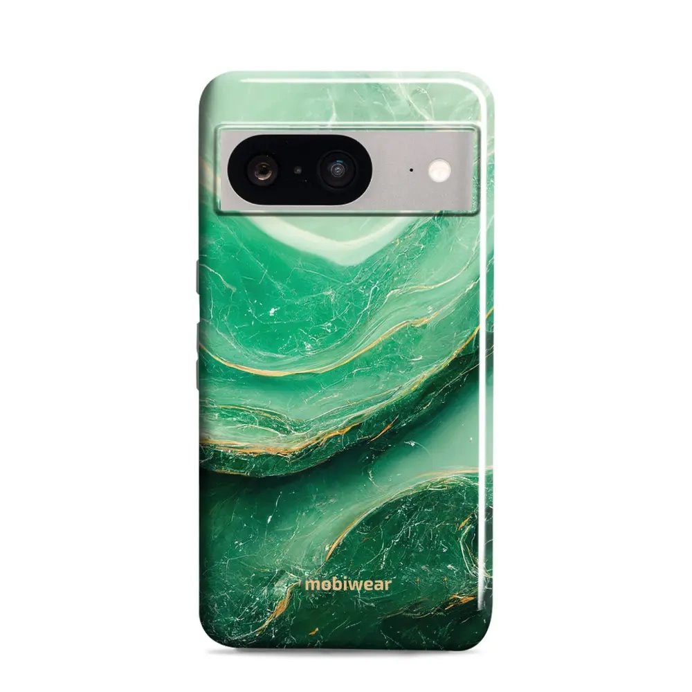 Odolný obal Mobiwear Elite Pro - Google Pixel 8 - EP38E Zelený mramor